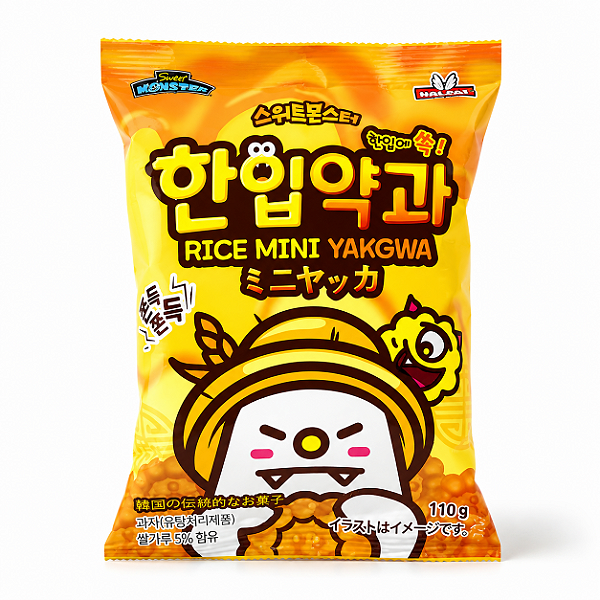 Snack Coreano Sweet Monster Rice Mini Yakgwa 110g