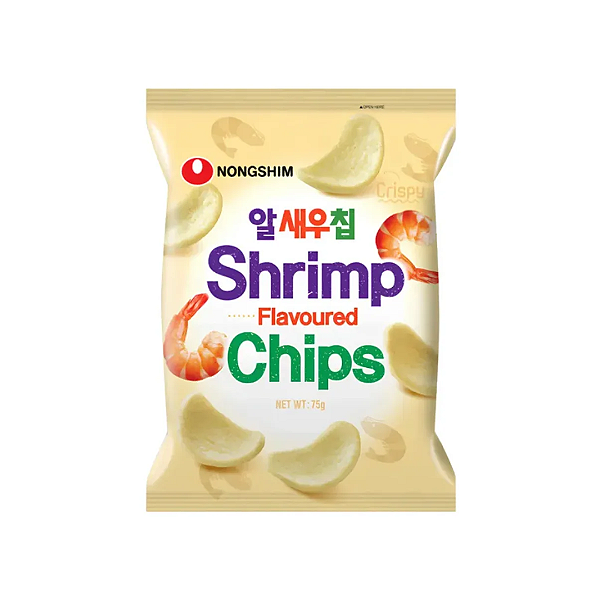 Salgadinho Shrimp Alseu Chips Sabor Camarão Nongshim 45g