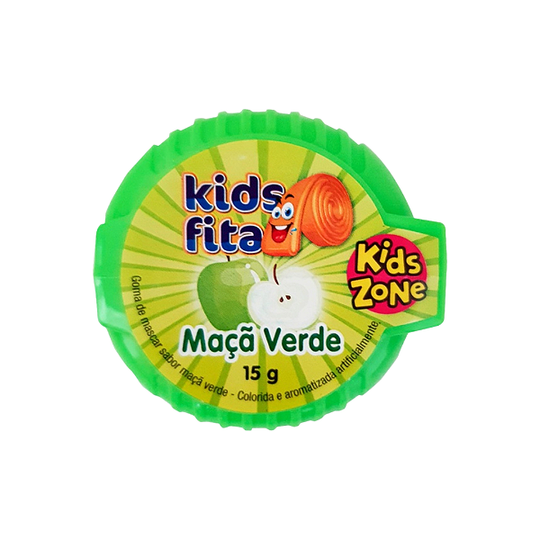 Chiclete Fita Kids Sabor Maçã Verde 15g