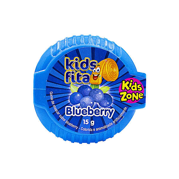 Chiclete Fita Kids Sabor Blueberry 15g