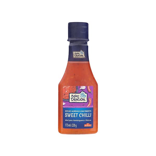 Molho Agridoce Com Pimenta Sweet Chilli Blue Dragon 175ml