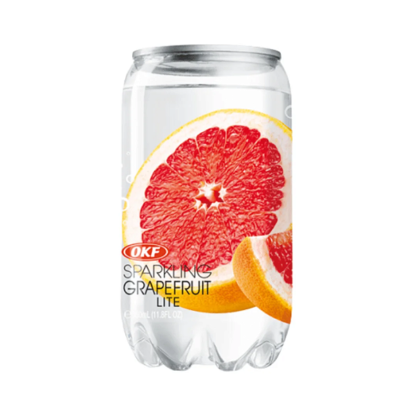 Refresco Coreano Levemente Gaseificado Sabor Toranja 350ml
