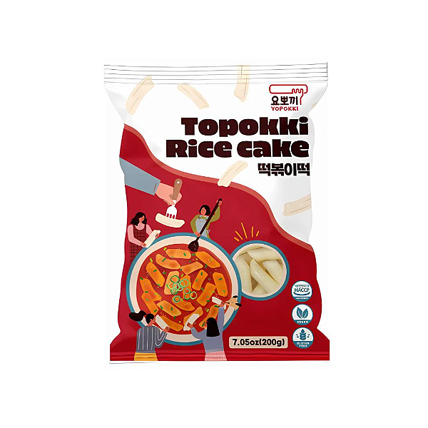Massa De Topokki Rice Cake Yopokki 200g
