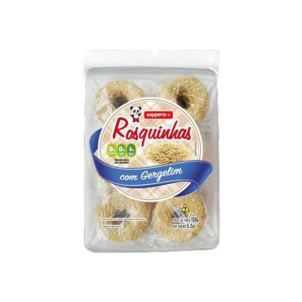 Rosquinha Com Gergelim Pote Sapporo 150g