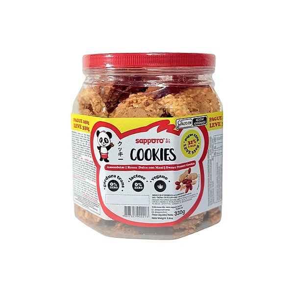 Rosquinha Com Amendoim Pote Sapporo 330g