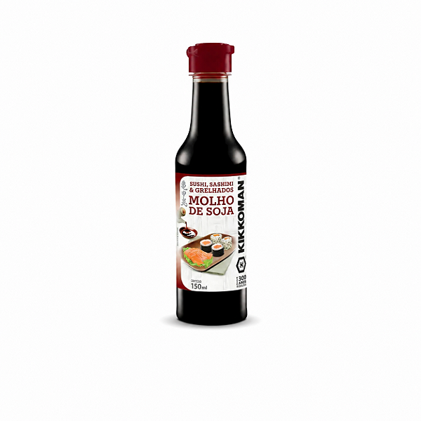 Molho de Soja Kikkoman Sushi Sashimi e Grelhados 150ml