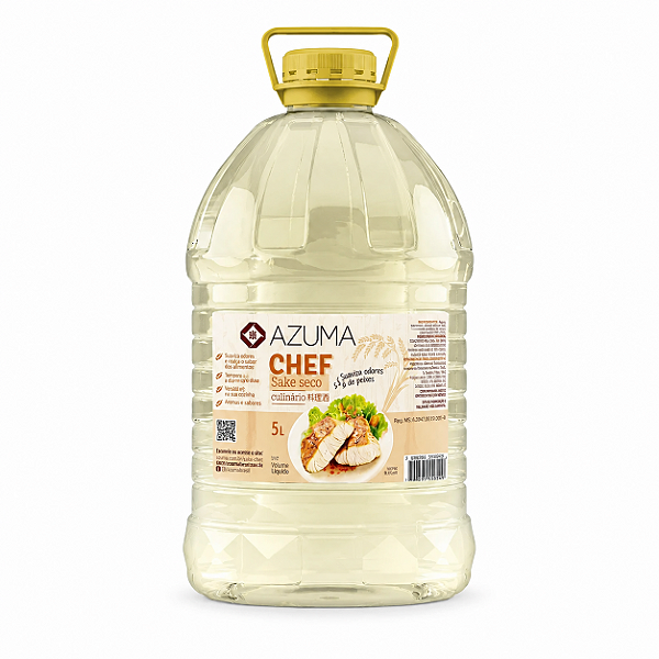 Saquê Culinário Seco Chef Azuma 5L Azuma