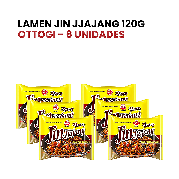Lamen Jin Jjajang 120g Ottogi 6 unidades