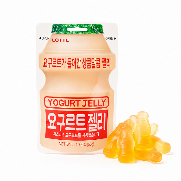 Bala de Goma Jelly Yogurt Yakult Coreana 50g