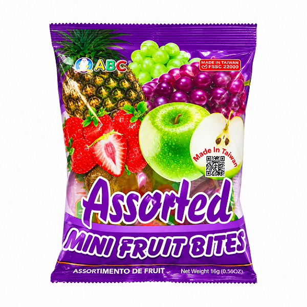 Gelatina Frutas Mistas ABC Funny Hippo 300g Taiwan