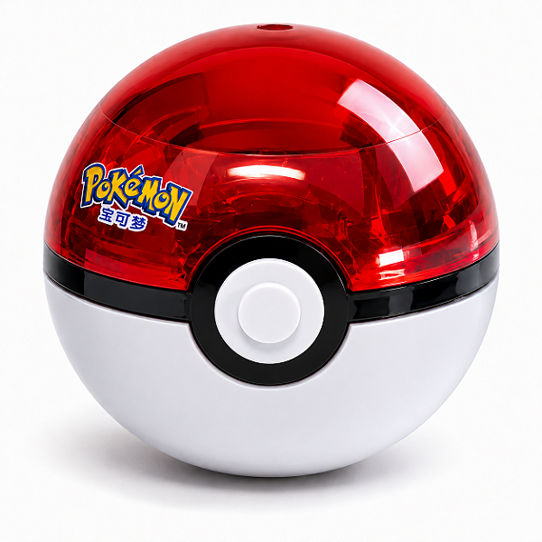 Pokébola Surpresa Brinquedo Pokémon Miniatura Importado Vermelha