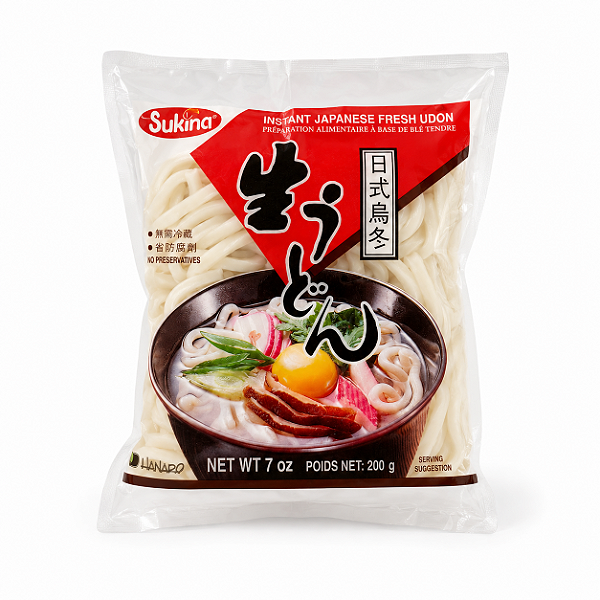 Macarrão Nama Udon Pré-Cozido Sem Tempero Sukina 200g