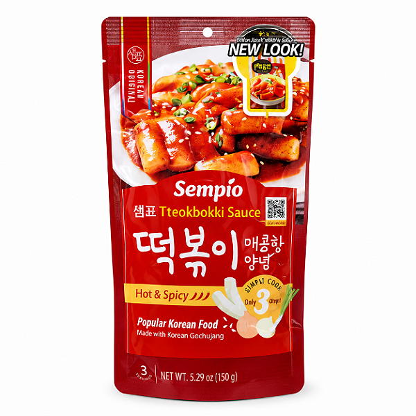 Molho Topokki Coreano Sempio Tteokbokki Sauce Spicy Hot 150g