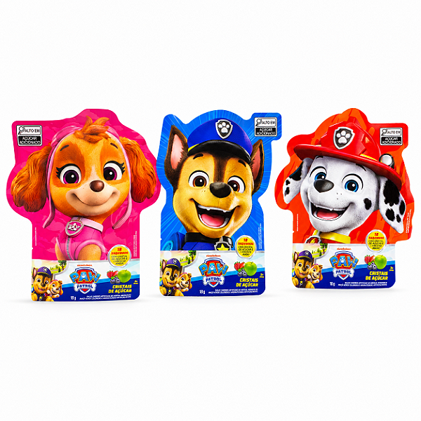 Cristais de Açúcar Patrulha Canina Kids Zone 18g