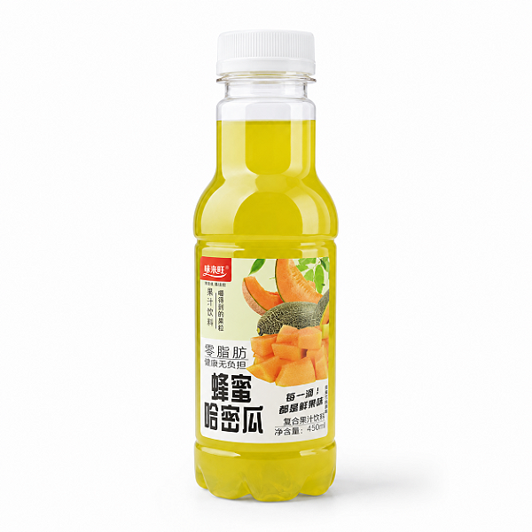 BEBIDA DE FRUTA SABOR MELAO COM MEL E NATA DE COCO 450ML