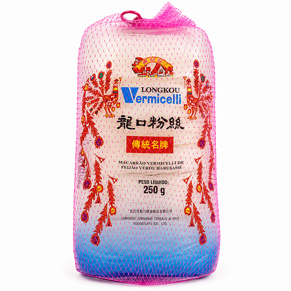 Macarrão de Feijão Verde Harusame Longkou Vermicelli 250g