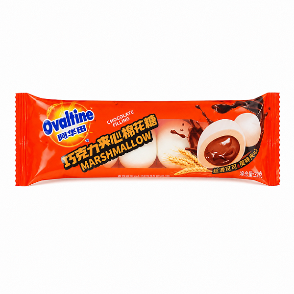 Marshmallow Recheado com Chocolate Sabor Ovomaltine 25g