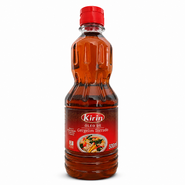Óleo de Gergelim Torrado Kirin 500ml para Culinária Oriental