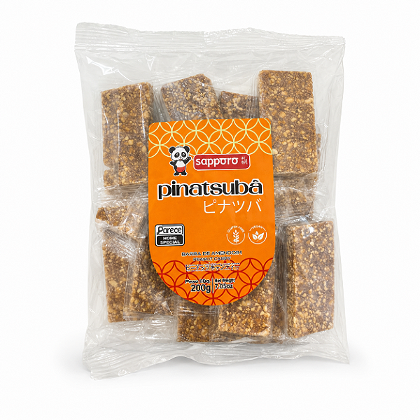 Barrinhas de Gergelim com Amendoim Pinatsubã Sapporo 200g