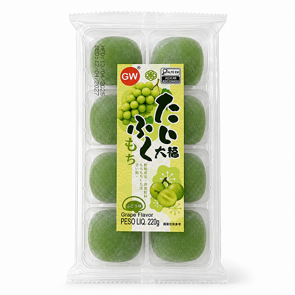 Moti Mochi de Uva GW Bolinho de Arroz 220g
