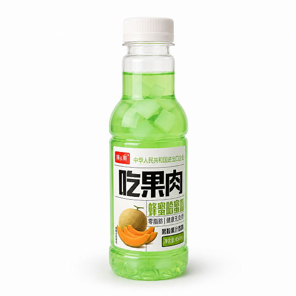 Bebida de Melão com Mel e Nata de Coco 450ml