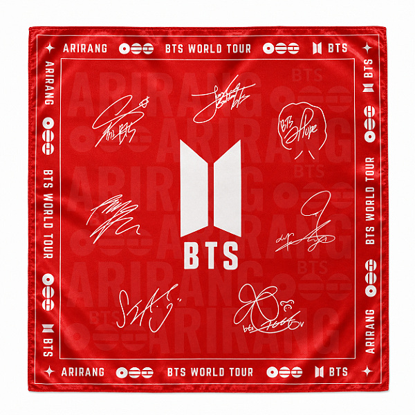 Lenço Inspirado BTS World Tour Arirang | Pré-venda