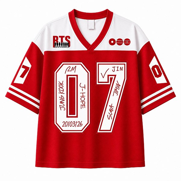 Camiseta Inspirada BTS World Tour Arirang Vermelha | Pré-venda