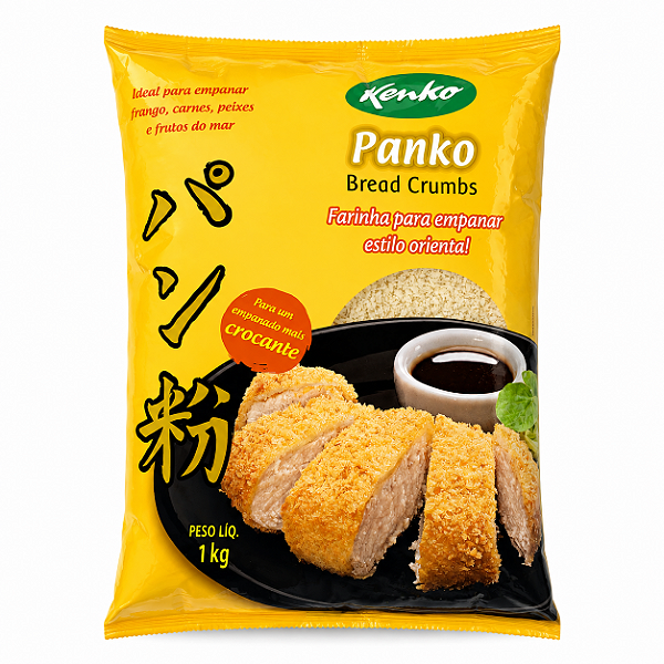 Farinha Panko Kenko 1kg para Empanados Crocantes