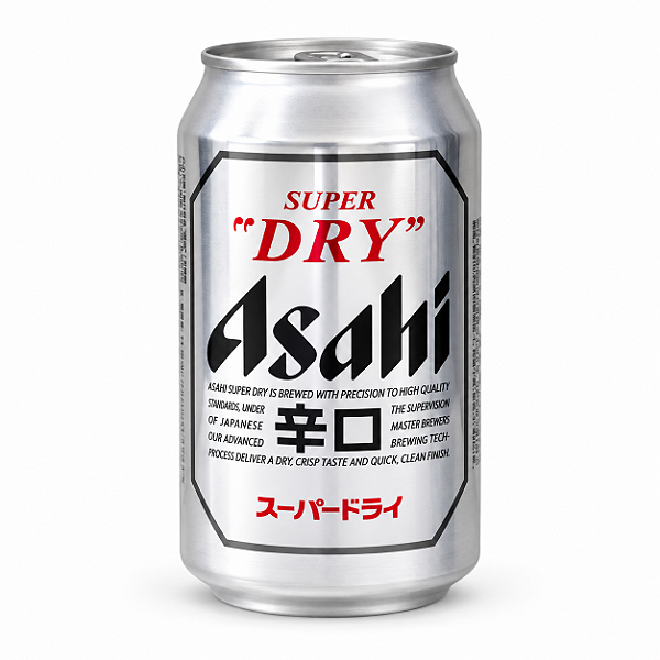 Cerveja Japonesa Asahi Super Dry Lata 330ml
