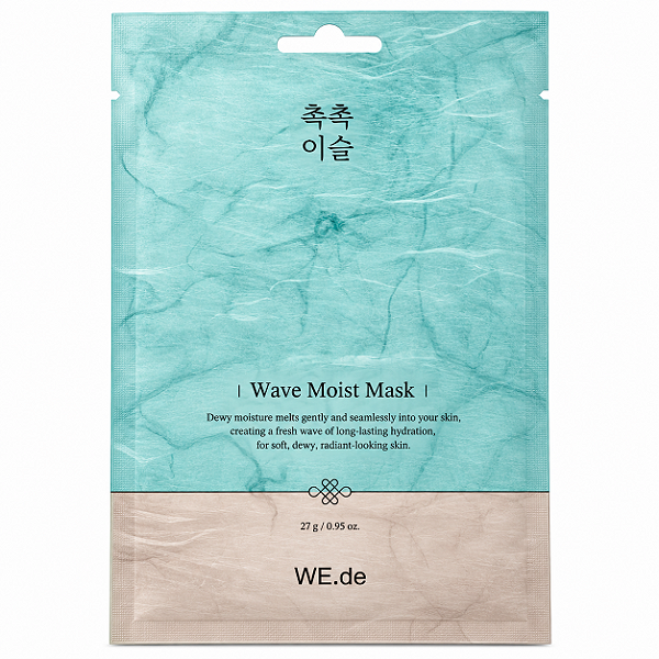 Máscara Facial Coreana Hidratante WE.DE Wave Moist Mask 27g