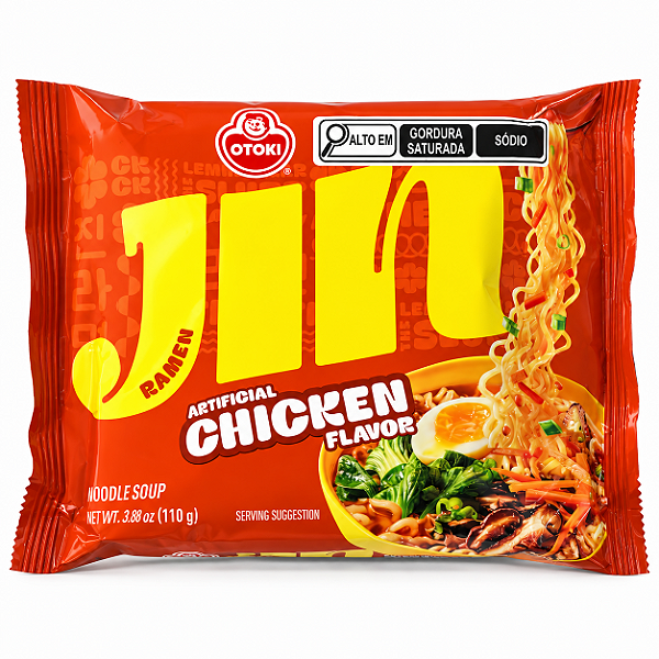 Lamen Coreano Jin Ramen Sabor Galinha Ottogi 110g