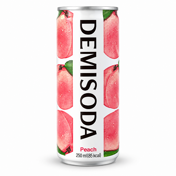 Bebida Gaseificada Demisoda Sabor Pêssego 250ml