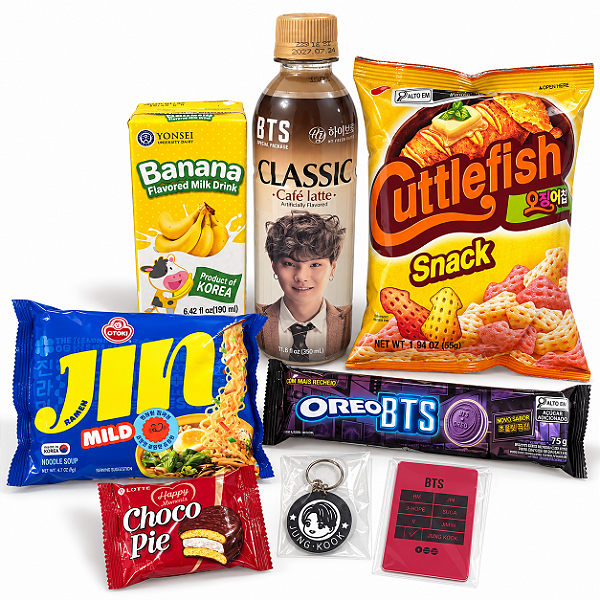 Kit 9 BTS ARMY Aniversário Lojas Kaito 4 Anos