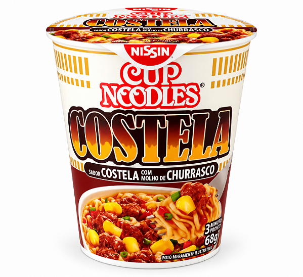Cup Noodles Costela com Molho de Churrasco Nissin 68g