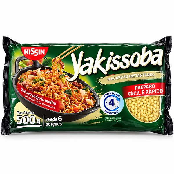 Macarrão para Yakissoba Nissin 500g