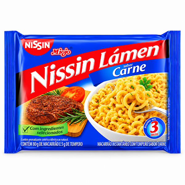 Nissin Lámen Sabor Carne 85g