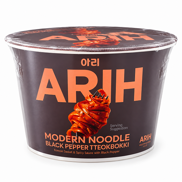 Lamen Coreano Bowl BTS ARIH Black Pepper Tteokbokki 130g