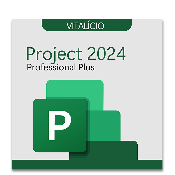 Project 2024 Profissional – Licença Vitalícia – Para 1 Pc - 32/64 bits - PT-BR + Nota Fiscal