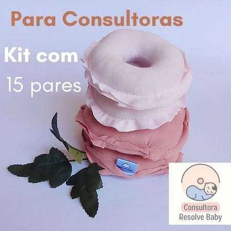 KIT COM 15 PARES - Rosquinha para Amamentação
