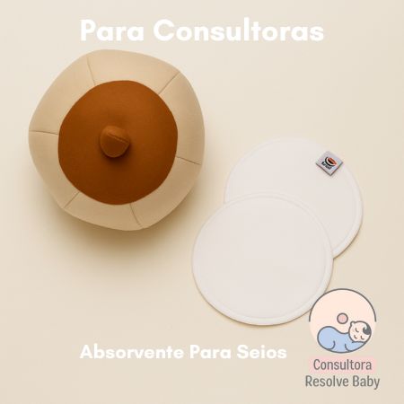 kit 6 Absorvente para Seios IMPERMEÁVEIS