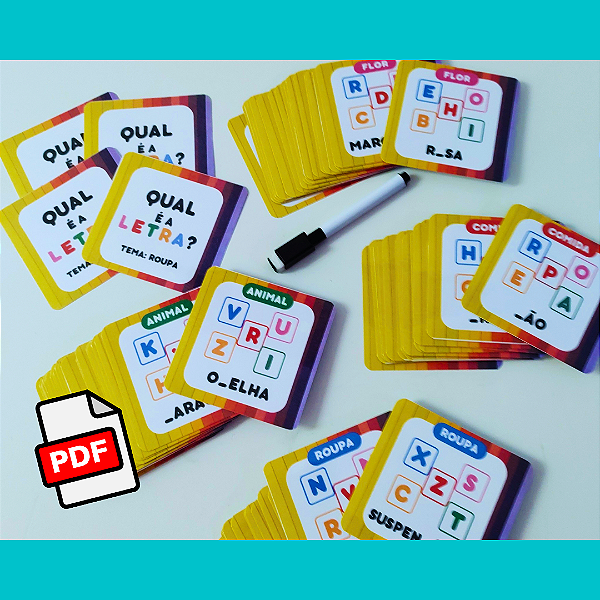 PDF Estimulação Cognitiva - Qual é a Letra?