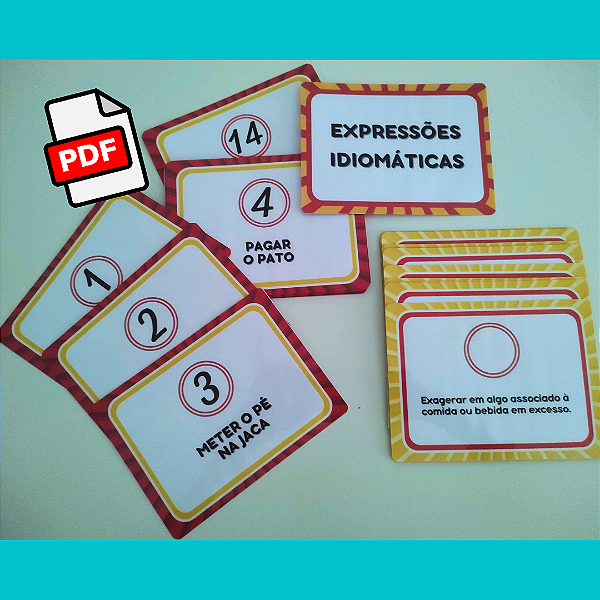 PDF Estimulação Cognitiva - Expressões Idiomáticas