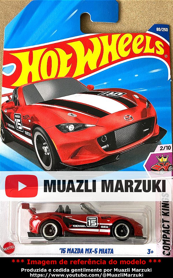 15 Mazda MX-5 Miata - JBB18 | Linha Básica 2025 - Nº 080/250