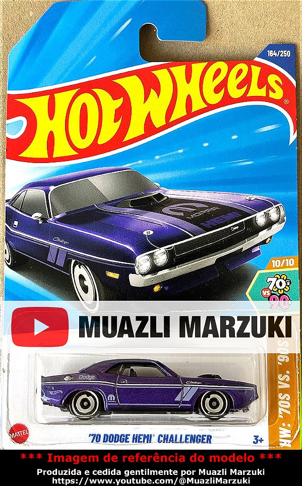 '70 Dodge Hemi Challenger - HYY96 | Linha Básica 2025 - Nº 164/250