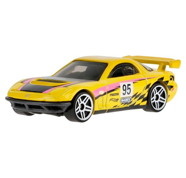 95 Mazda RX-7 Drift - HYY95 | Hot Wheels Linha Básica 2025 - Nº 163/250