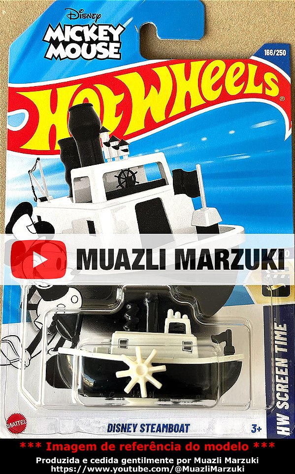 Disney Steamboat - HYY98 | Linha Básica 2025 - Nº 166/250