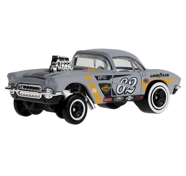 '62 Corvette Gasser - JBB08 | Hot Wheels Linha Básica 2025 - Nº 182/250