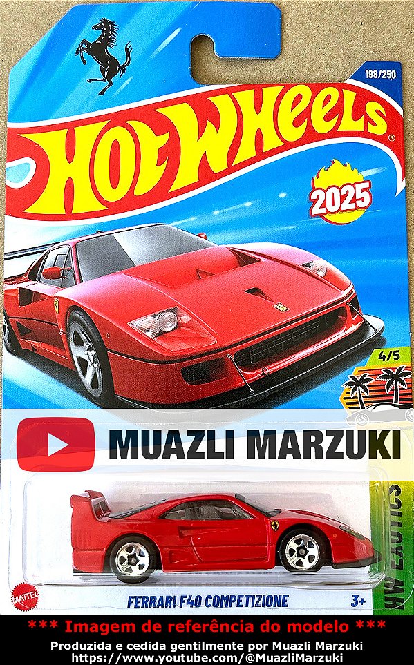 Ferrari F40 Competizione - HYW59 | Linha Básica 2025 - Nº 198/250