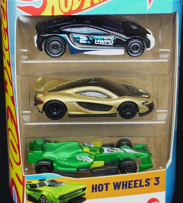 Speed Trap + McLaren P1 + HW F1 Racer | Hot Wheels Multi-Pack Exclusive 2025