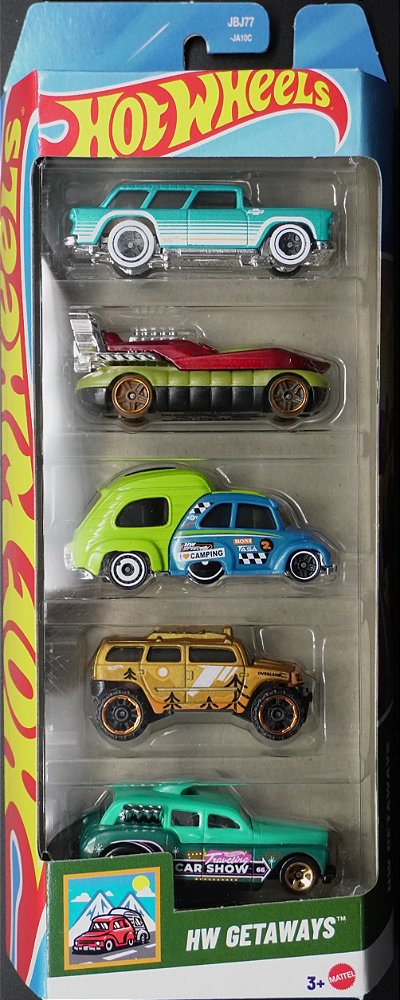 HW Getaways - JBJ77 | 5-Pack | Hot Wheels Multi-pack Standard